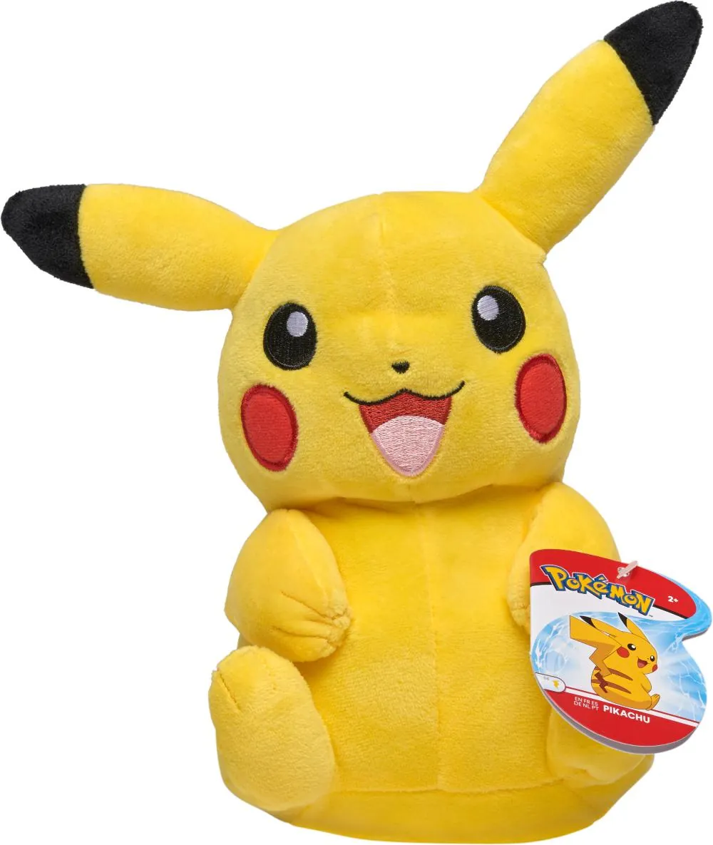 Preview: Pikachu - Pokémon Plüschtier Wave 7 - Wicked Cool Toys (20 cm)