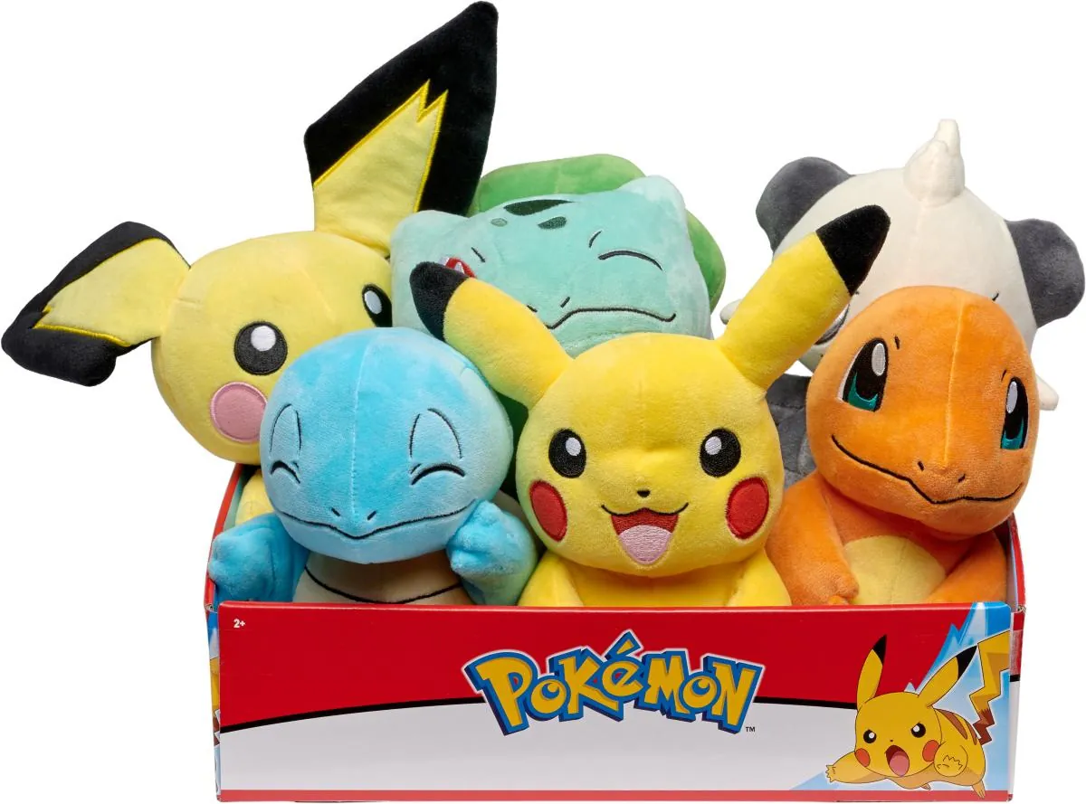 Preview: Pikachu - Pokémon Plüschtier Wave 7 - Wicked Cool Toys (20 cm)