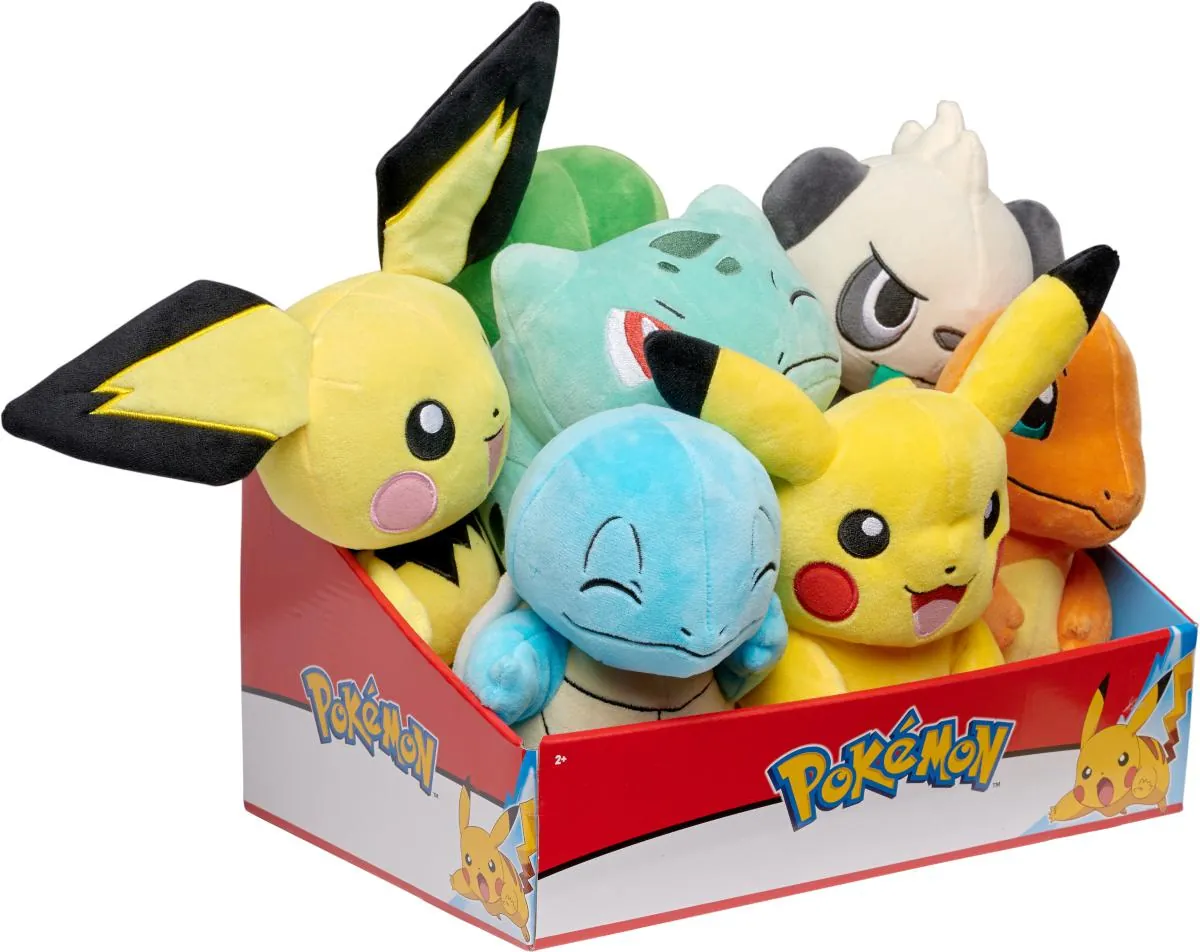 Preview: Pikachu - Pokémon Plüschtier Wave 7 - Wicked Cool Toys (20 cm)