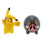 Preview: Pikachu & Ferkuli - Pokémon - Battle Mini Figuren - Jazwares