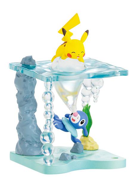 Preview: Pikachu und Robball (1) - Pokémon Shining Sea Diorama Figur - Re-Rement