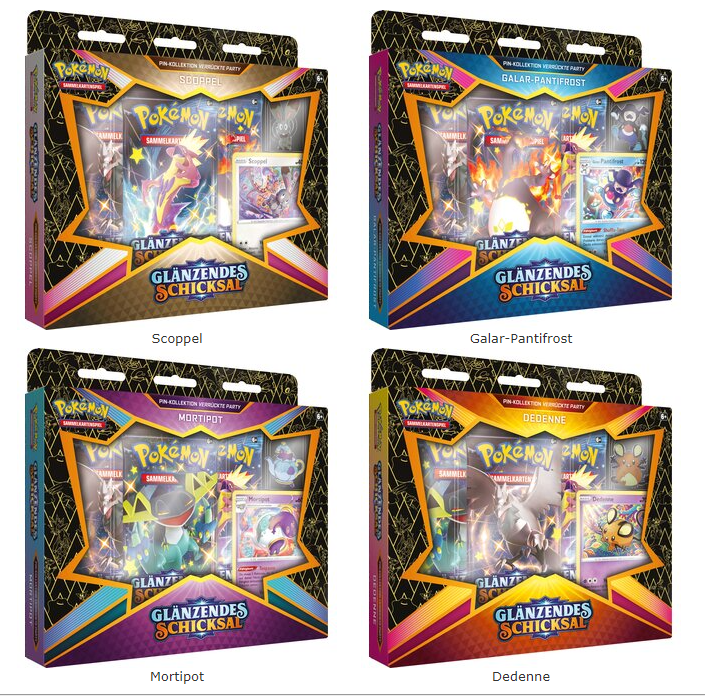 Preview: Pokemon TCG - Schwert und Schild - Pin Kollektion Box - Galar-Pantifrost (german)