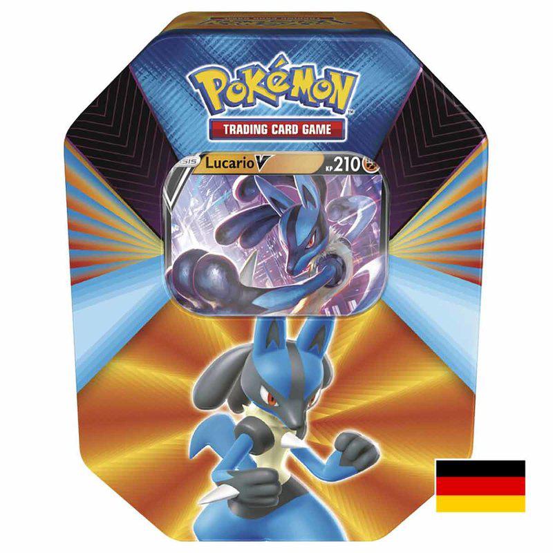 Preview: Pokemon TCG - Schwert und Schild Tin Box Lucario-V (german)