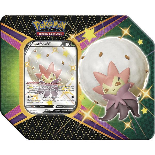 Preview: Pokemon TCG - Schwert und Schild Tin Box - Shiny Cottomi V (german)