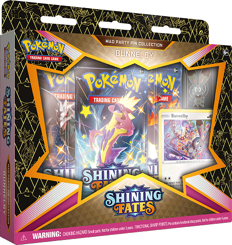 Preview: Pokémon TCG – Shining Fates Pin Kollektion (englisch)