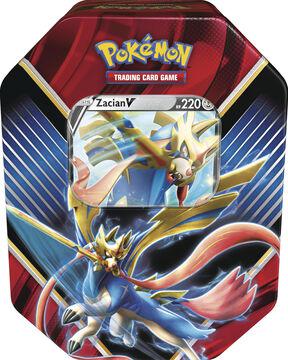 Preview: Pokemon TCG - Tin Box: Zacian-V Galar-Legenden (Sammelkartenspiel, deutsch)