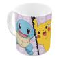 Preview: Pokemon Tasse Glumanda, Bisasam, Schiggy, Pikachu 320 ml - Konix