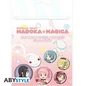 Preview: Puella Magi Madoka Magica - Button Set (Main Characters) - AbyStyle