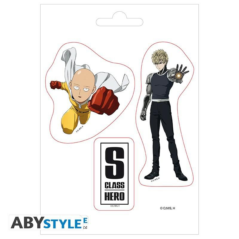 Preview: One Punch Man - Mini Sticker Set - "Saitama und Icons" - ABYStyle