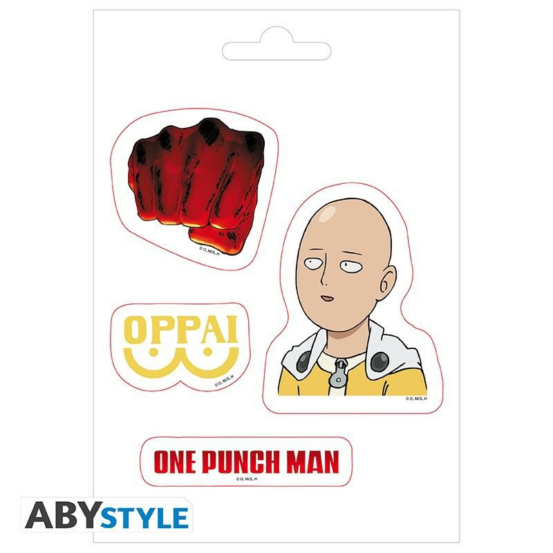 Preview: One Punch Man - Mini Sticker Set - "Saitama und Icons" - ABYStyle