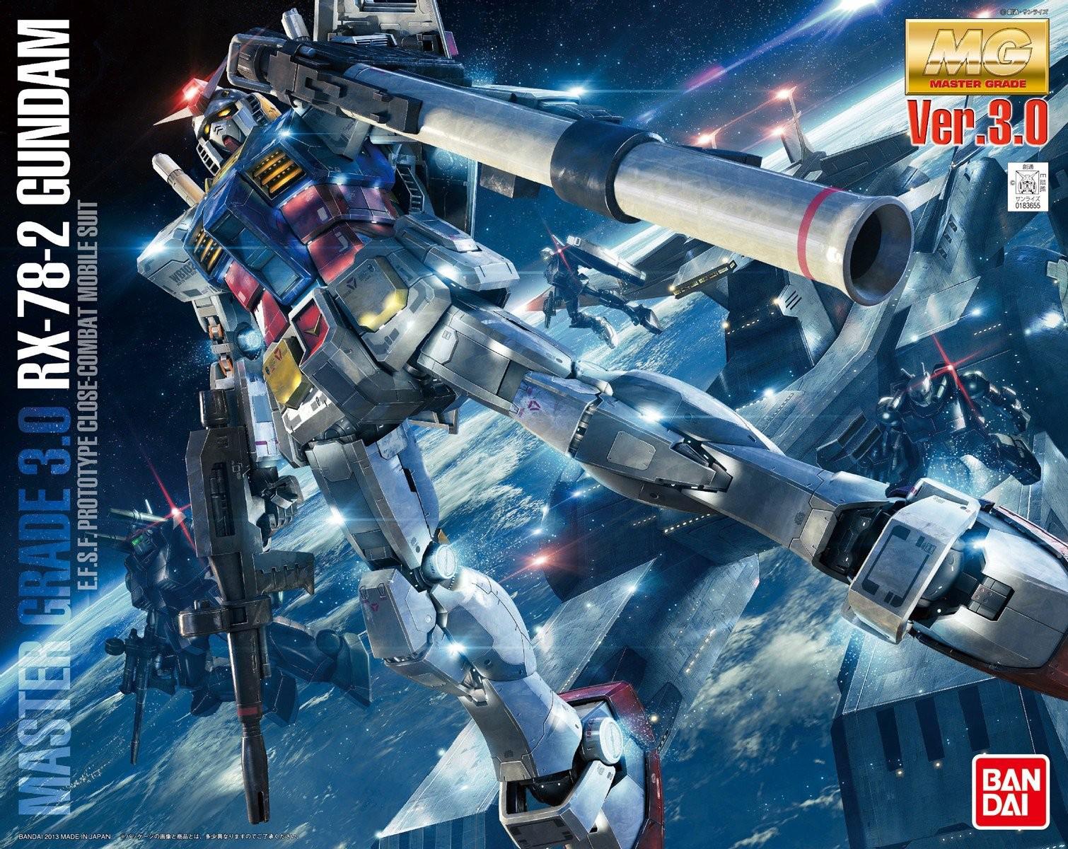 Preview: RX-78-2 GUNDAM Ver. 3.0 - MG 1/100 - Bandai