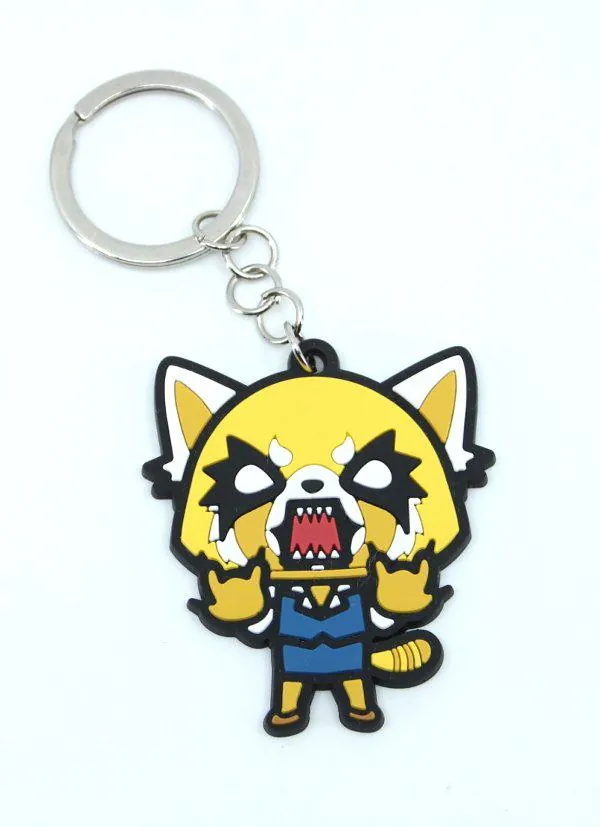 Preview: Rage Retsuko - Aggretsuko - Gummischlüsselanhänger