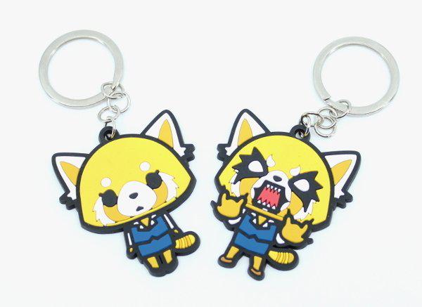 Preview: Rage Retsuko - Aggretsuko - Gummischlüsselanhänger