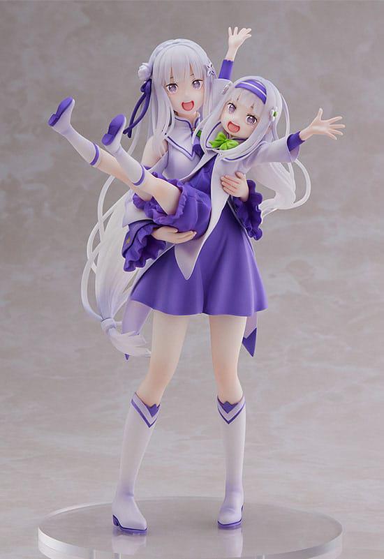 Preview: Emilia & Childhood Emilia - Re:Zero - Statue 1/7 - Sega