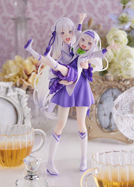 Preview: Emilia & Childhood Emilia - Re:Zero - Statue 1/7 - Sega