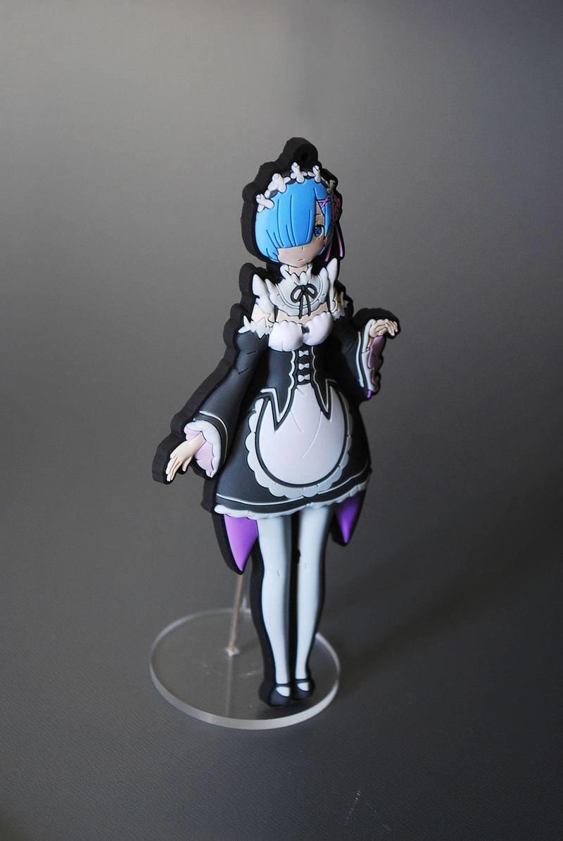 Preview: Rem - Gummi-Schlüsselanhänger - Re:ZERO 