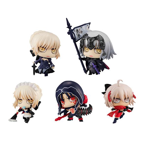 Preview: Saber Alter, Jeanne Alter und Co. - Petit Chara! Series Chimi Mega Fate/Grand Order Dai Sandan No. 3 - 6er Set