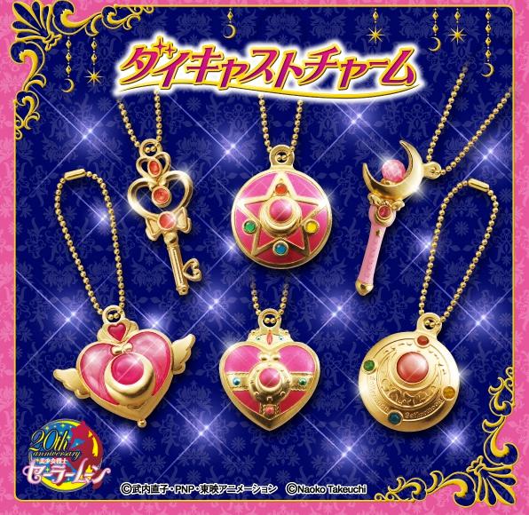 Preview: Sailor Moon - Die-Cast Charm Gashapon Set - exklusive EU Premium Verpackung