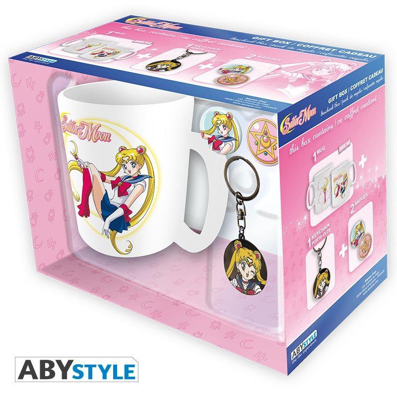 Preview: Sailor Moon - Geschenke Set - Tasse - Schlüsselanhänger - Pins