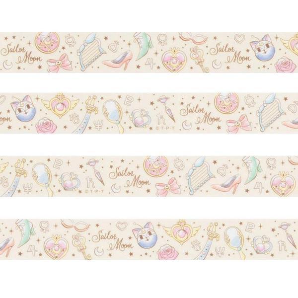 Preview: Sailor Moon - Klebeband / Washi Tape /Masking Tape - Broschen - Symbole - Talismane