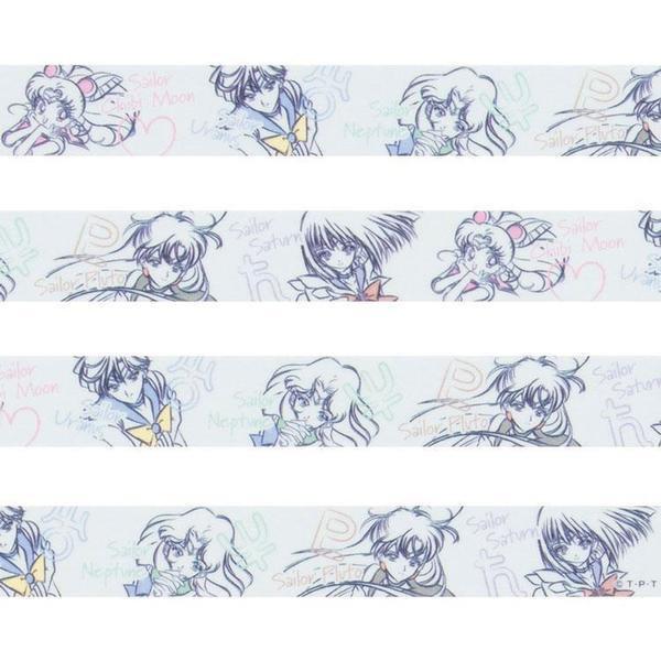 Preview: Sailor Moon - Klebeband / Washi Tape /Masking Tape - Outer Senshi