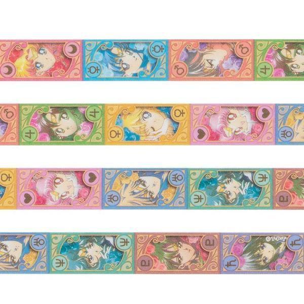 Preview: Sailor Moon - Klebeband / Washi Tape /Masking Tape - Sailor Kriegerinnen