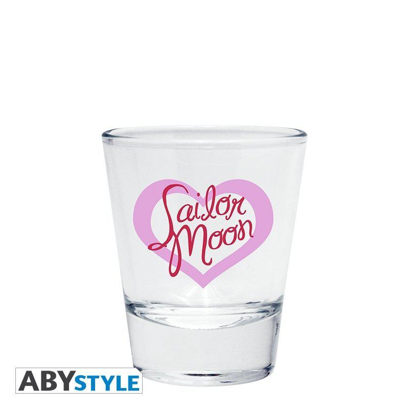 Preview: Sailor Moon Logo - Artemis - Luna - Brosch - Premium Schnapsgläser 4er Set