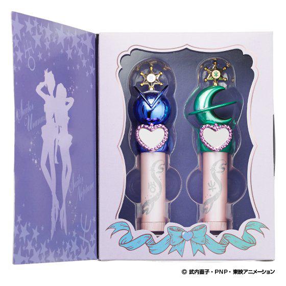 Preview: Sailor Uranus und Sailor Neptun Lippenbalsam Set - Miracle Romance