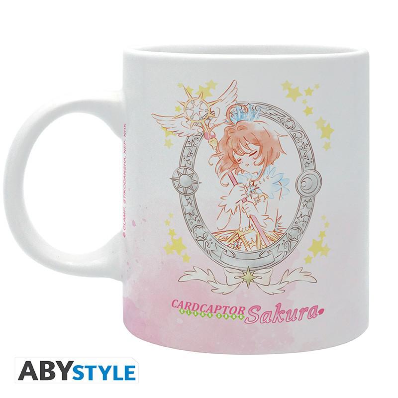 Preview: Sakura Watercolor - 320 ml Tasse - Card Cator Sakura - AbyStyle