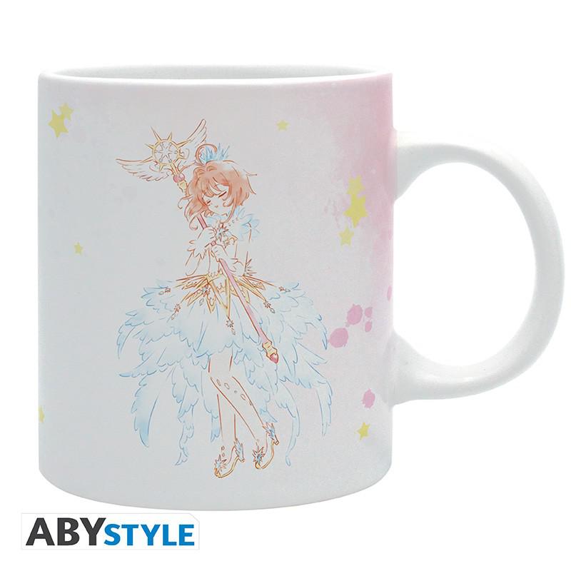 Preview: Sakura Watercolor - 320 ml Tasse - Card Cator Sakura - AbyStyle