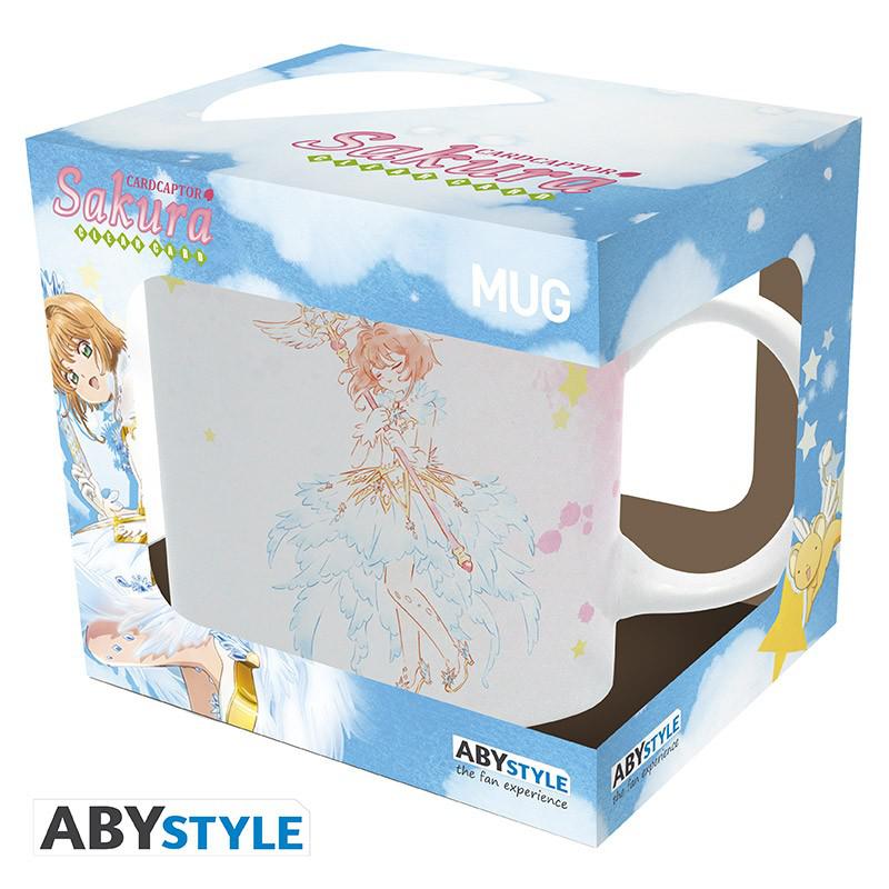 Preview: Sakura Watercolor - 320 ml Tasse - Card Cator Sakura - AbyStyle