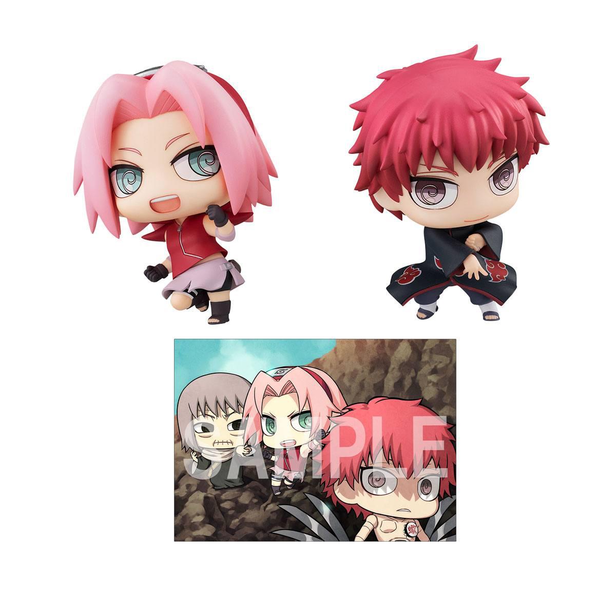 Preview: Sakura und Sasori - DX Version - Naruto Chimi Mega Buddy Confrontation - Megahouse