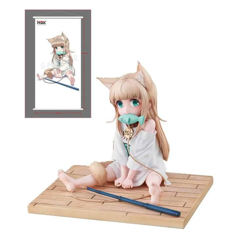 Preview: Kinako - Sitting Fish Deluxe Version - My Cat Is a Kawaii Girl - Hobby Sakura