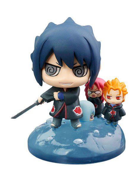 Preview: Sasuke mit Mini-Juugo, Karin und Suigetsu (Team Taka) - Petit Chara Land Naruto und Akatsuki Part 2