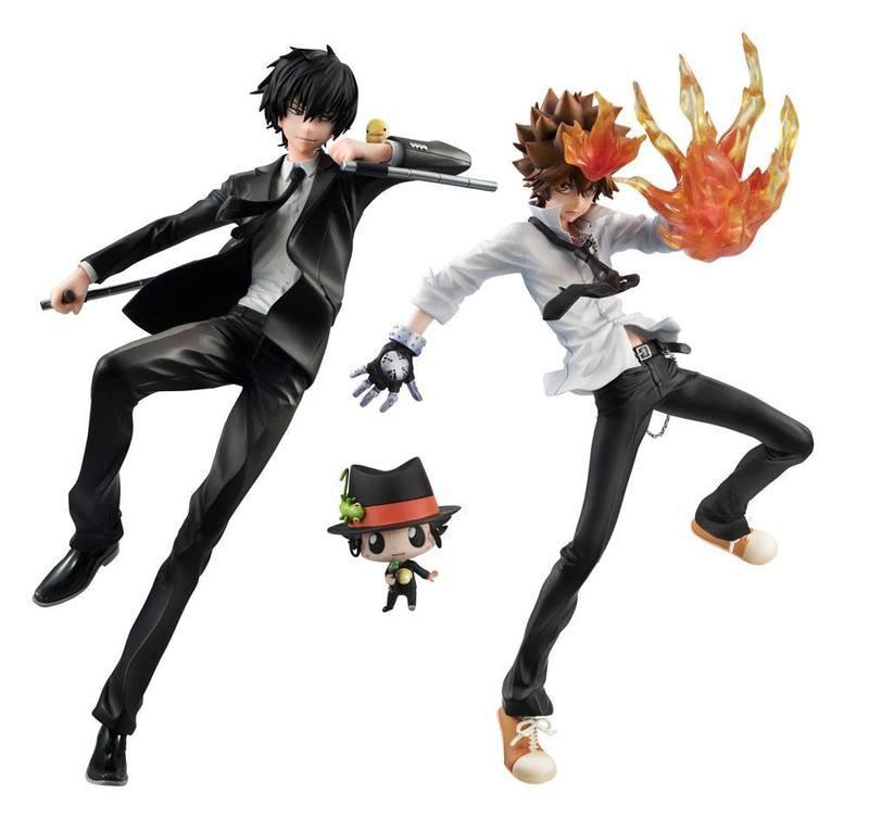 Preview: Sawada Tsunayoshi, Hibari Kyoya und Reborn - Reborn! G.E.M. Set  - Megahouse