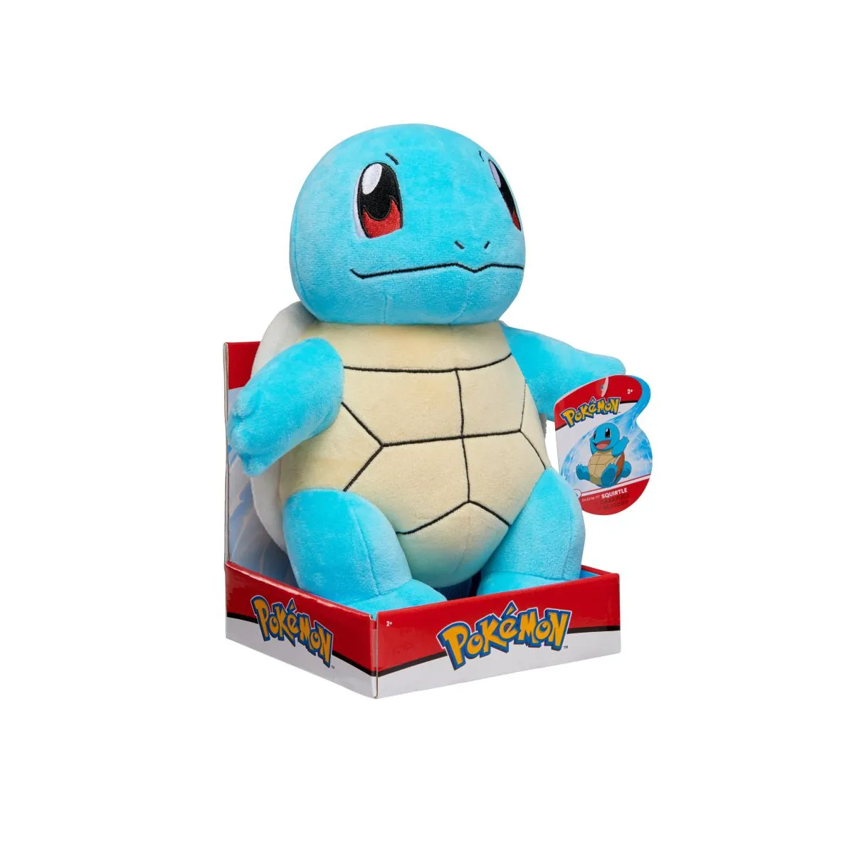 Preview: Schiggy - Big Size Pokemon Plüschtier - Wicked Cool Toys (30 cm)