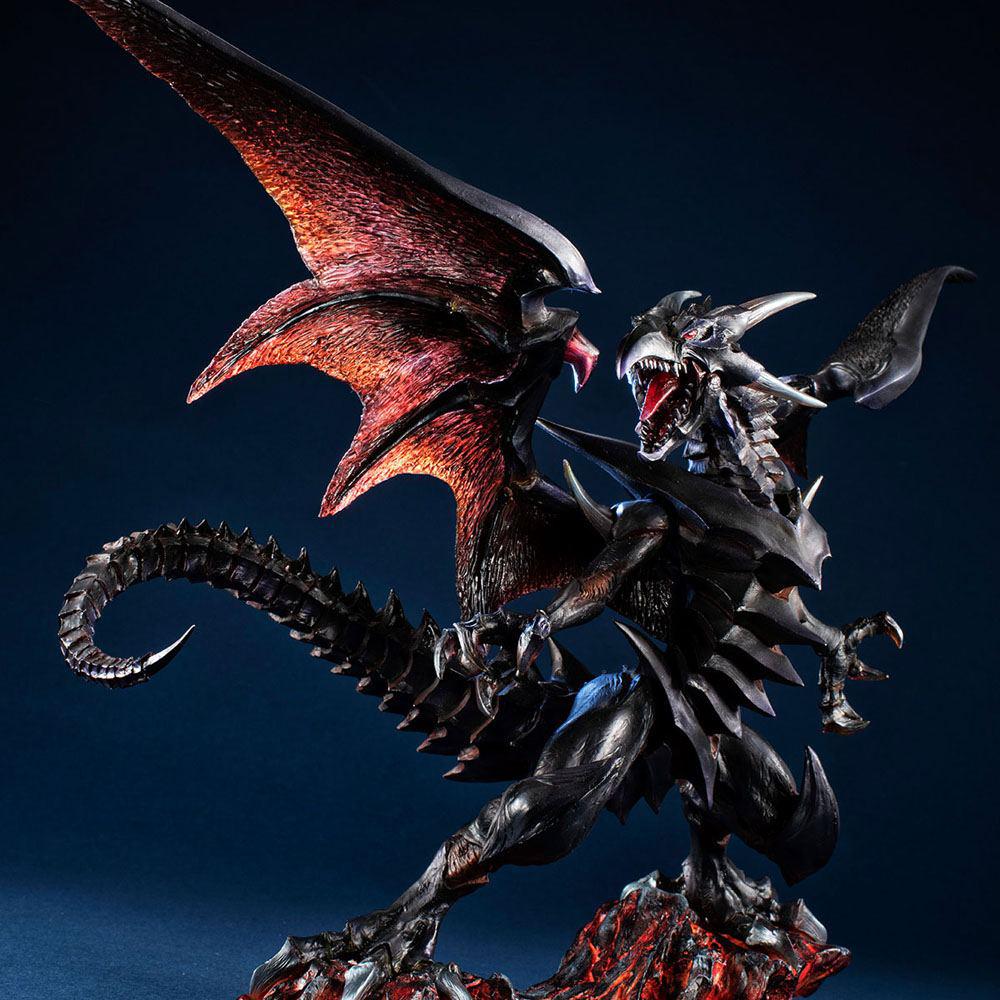 Preview: Schwarzer Rotaugendrache / Rotäugiger Schwarzer Drache - Yu-Gi-Oh! Art Works Monsters - Megahouse