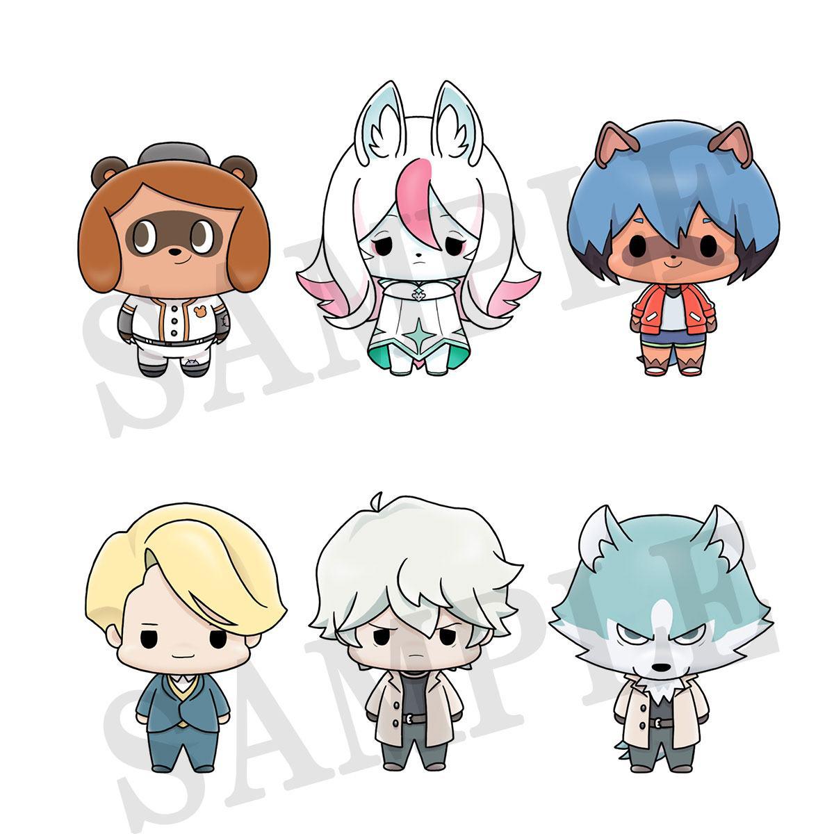 Preview: Set (6 Figuren) - BNA: Brand New Animal Chokorin Mascot Series - Megahouse