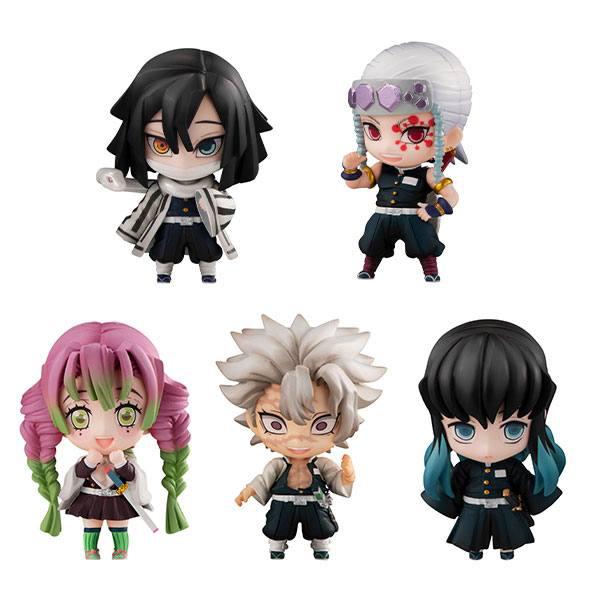 Preview: Set B (5 Figuren) - Tanjiro und Hashira Trading Set - Megahouse