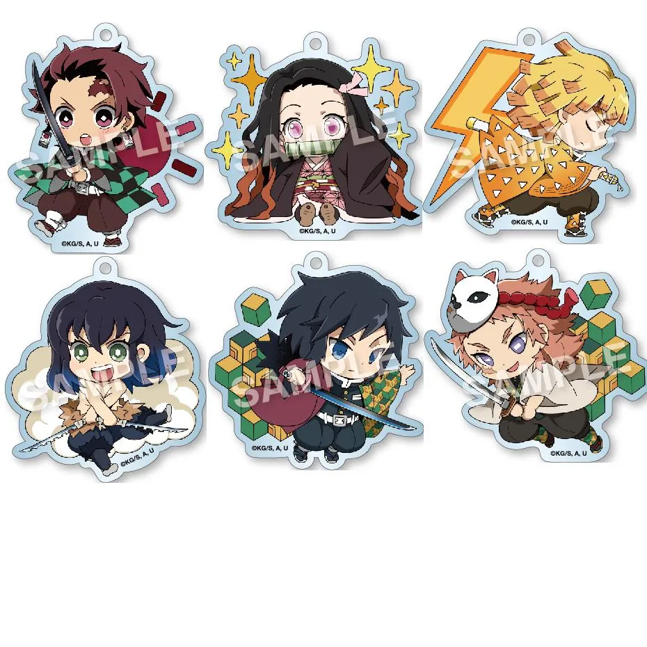 Preview: Set - Deco!tto Demon Slayer Acrylanhänger Vol. 5 (6 Anhänger)