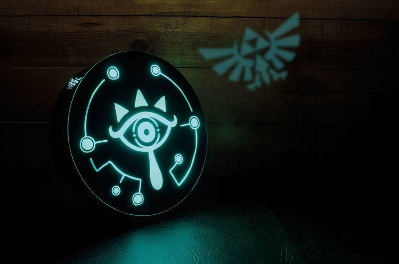 Preview: Shiekah-Auge - Breath of the Wild Lampe mit Projektions-Funktion