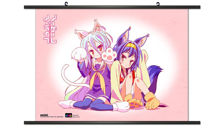 Preview: Shiro & Izuna - Wallscroll - No Game No Life - 20305