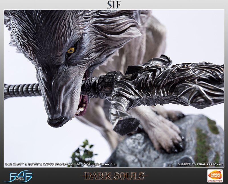 Preview: Sif, der Große Grauwolf - Dark Souls - First 4 Figures 