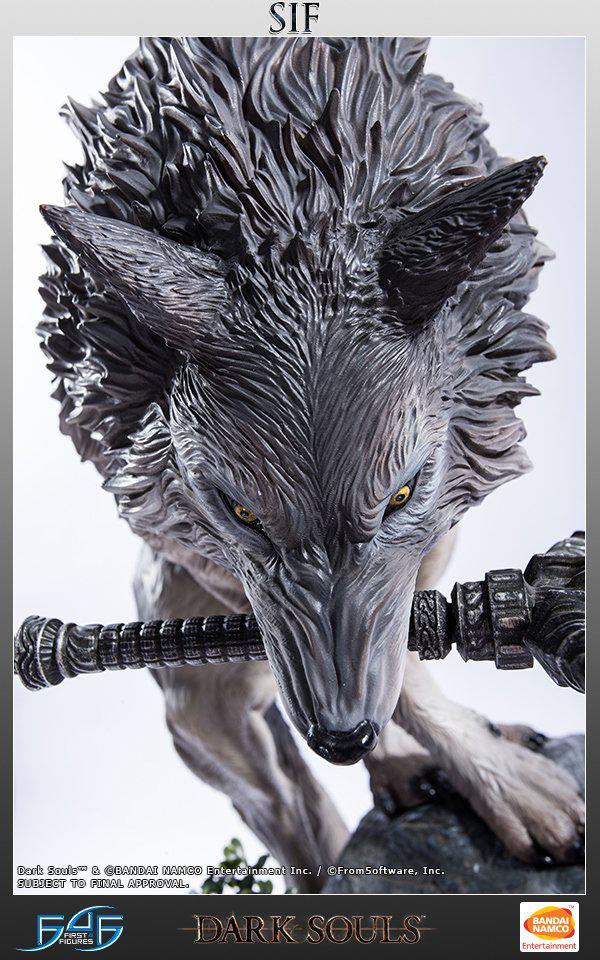 Preview: Sif, der Große Grauwolf - Dark Souls - First 4 Figures 