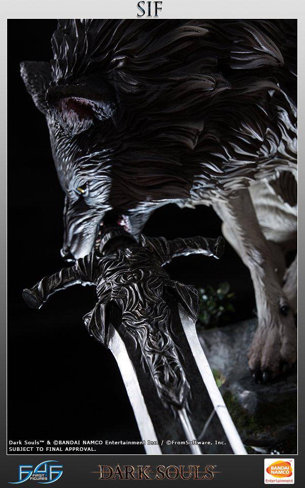 Preview: Sif, der Große Grauwolf - Dark Souls - First 4 Figures 