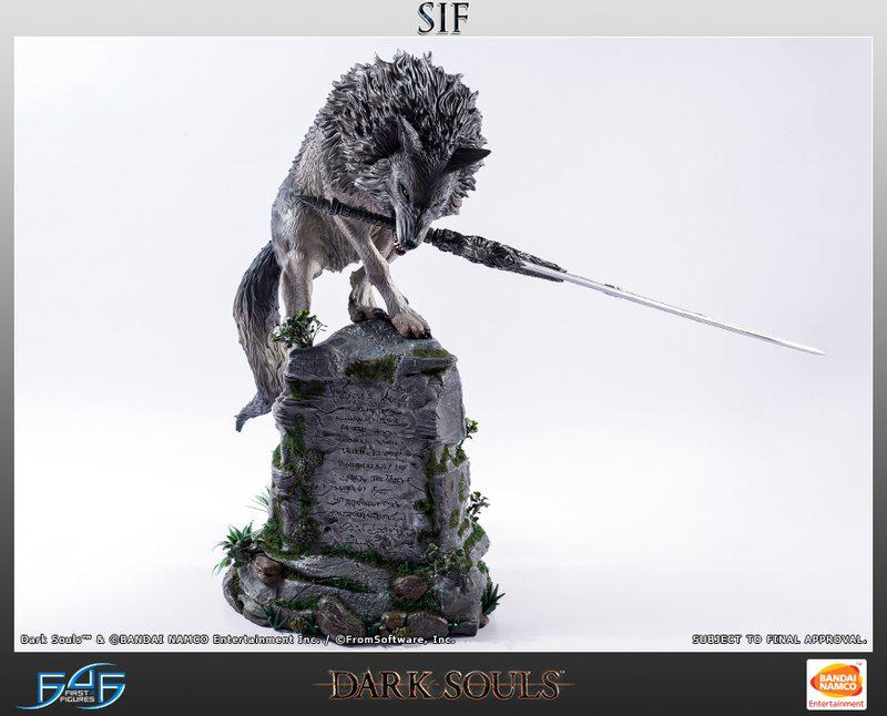 Preview: Sif, der Große Grauwolf - Dark Souls - First 4 Figures 