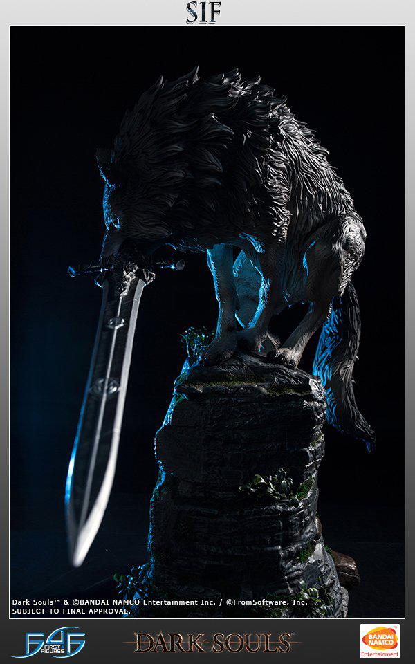 Preview: Sif, der Große Grauwolf - Dark Souls - First 4 Figures 