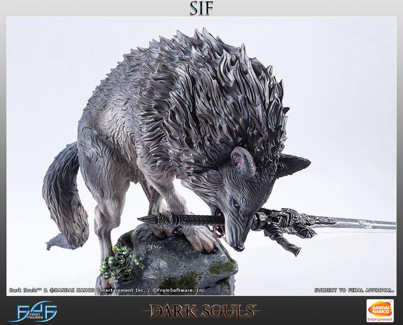 Preview: Sif, der Große Grauwolf - Dark Souls - First 4 Figures 