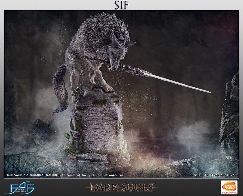 Preview: Sif, der Große Grauwolf - Dark Souls - First 4 Figures 