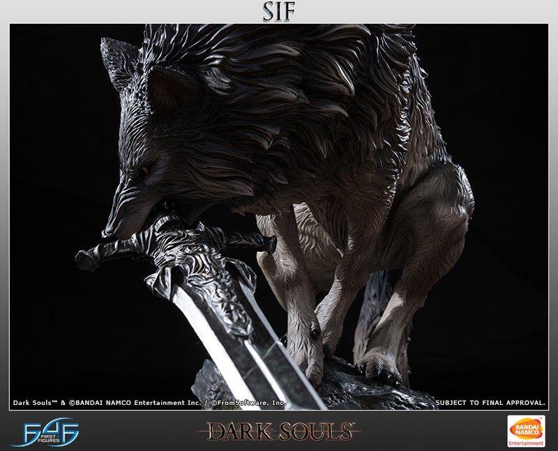 Preview: Sif, der Große Grauwolf - Dark Souls - First 4 Figures 